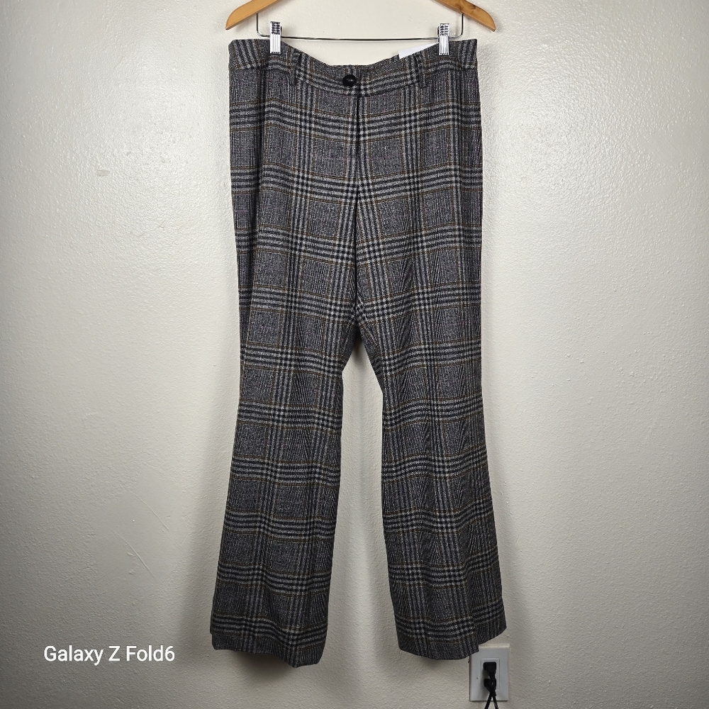Harold’s Women’s Wool Plaid Pants Size 12 NWT Contemporary Fit‎ Alex Flawed